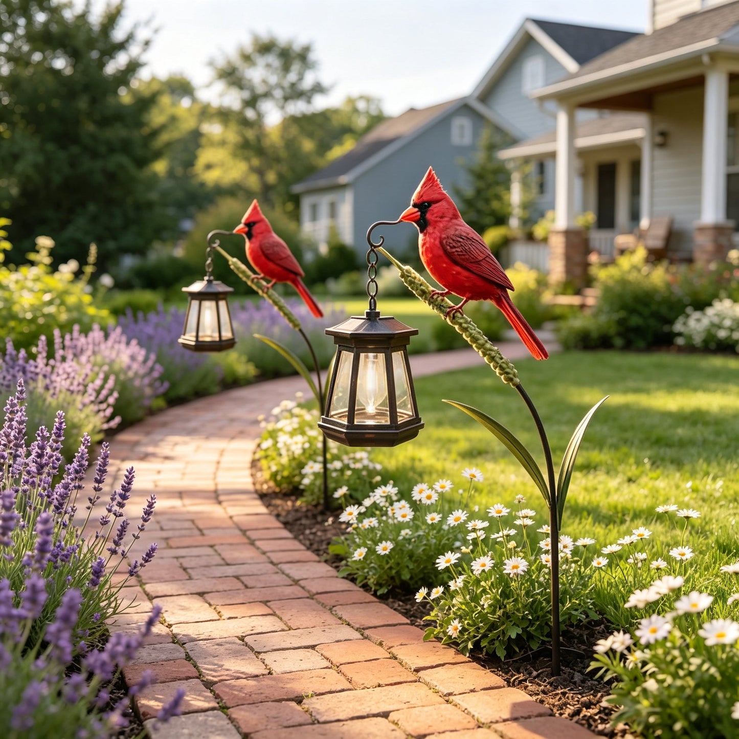 🐦 Cardinal Solar Light - A Beautiful Garden Light That Feels Full of Life