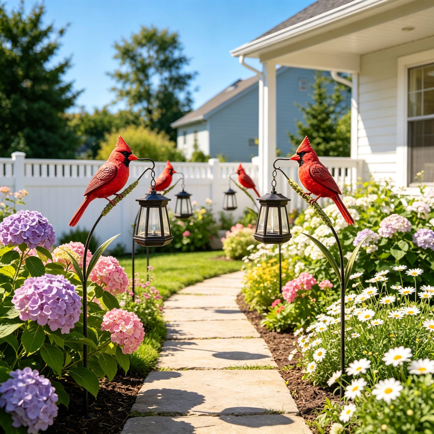 🐦 Cardinal Solar Light - A Beautiful Garden Light That Feels Full of Life