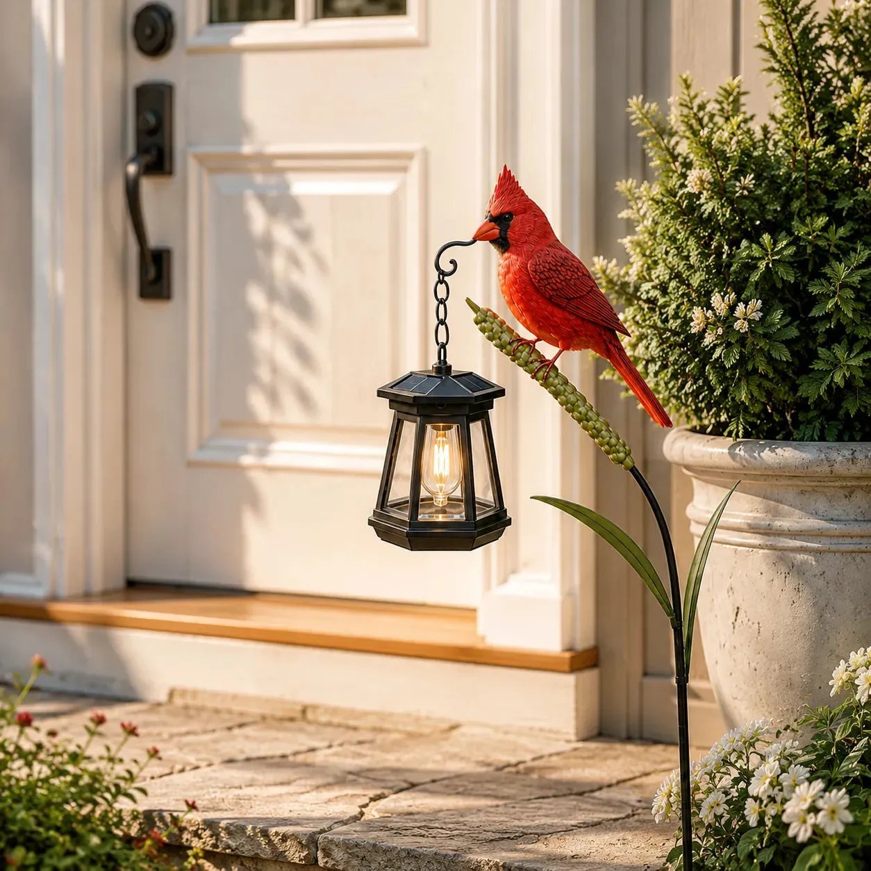 🐦 Cardinal Solar Light - A Beautiful Garden Light That Feels Full of Life